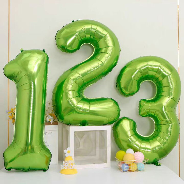 楽天市場】バルーン アルミ風船 数字 ナンバー 32インチ 大きい 誕生日 