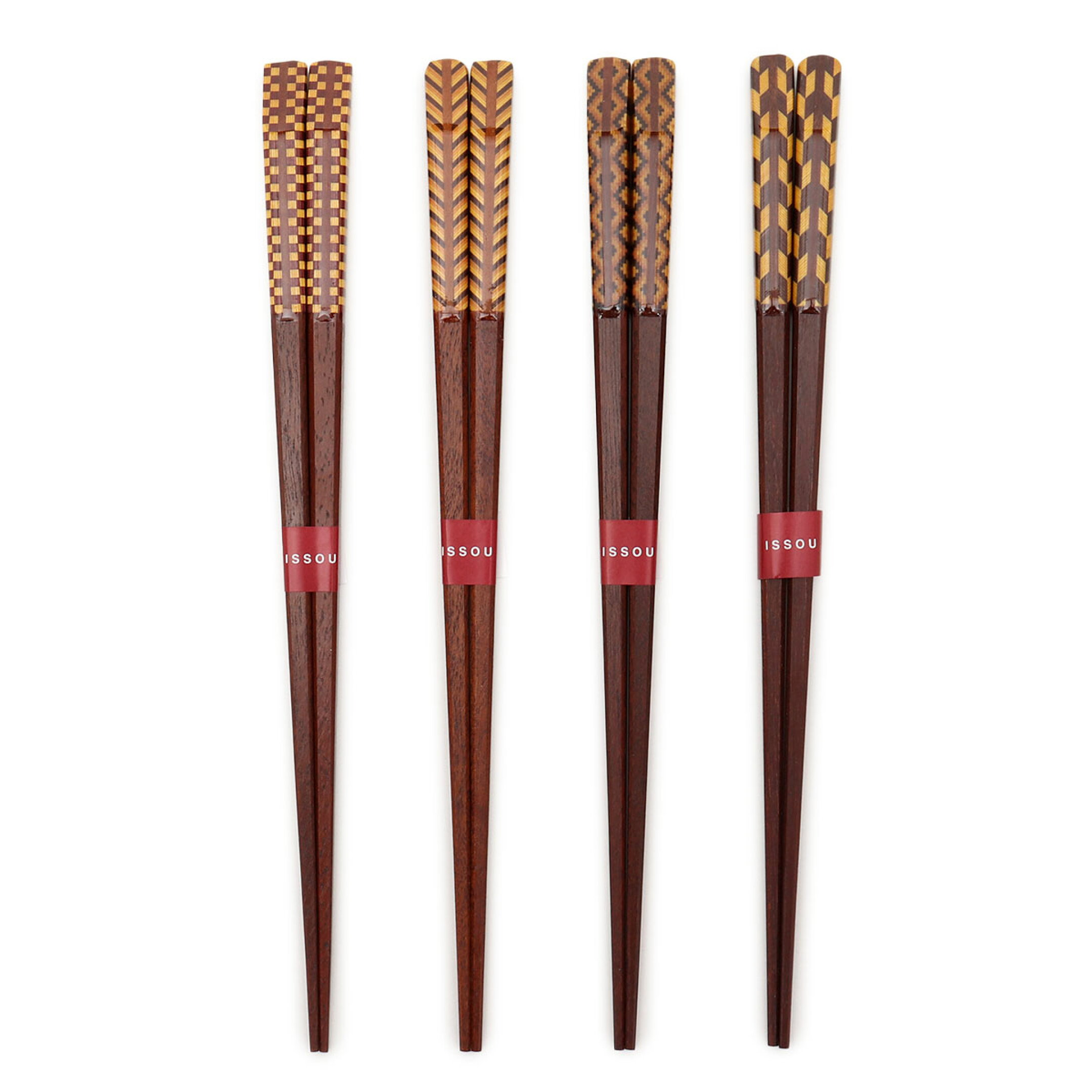 一双 issou 寄せ木細工