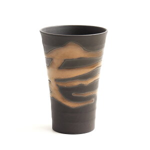 美濃焼 ほろ酔いカップ 金銀流し 単品 250cc 全2色 金 銀 ビールカップ アワサカ 清風の匠 田端繁道作 陶器 日本製 箱入り 食器 酒器 タンブラー ビアグラス ビールグラス ビアカップ フリーカ