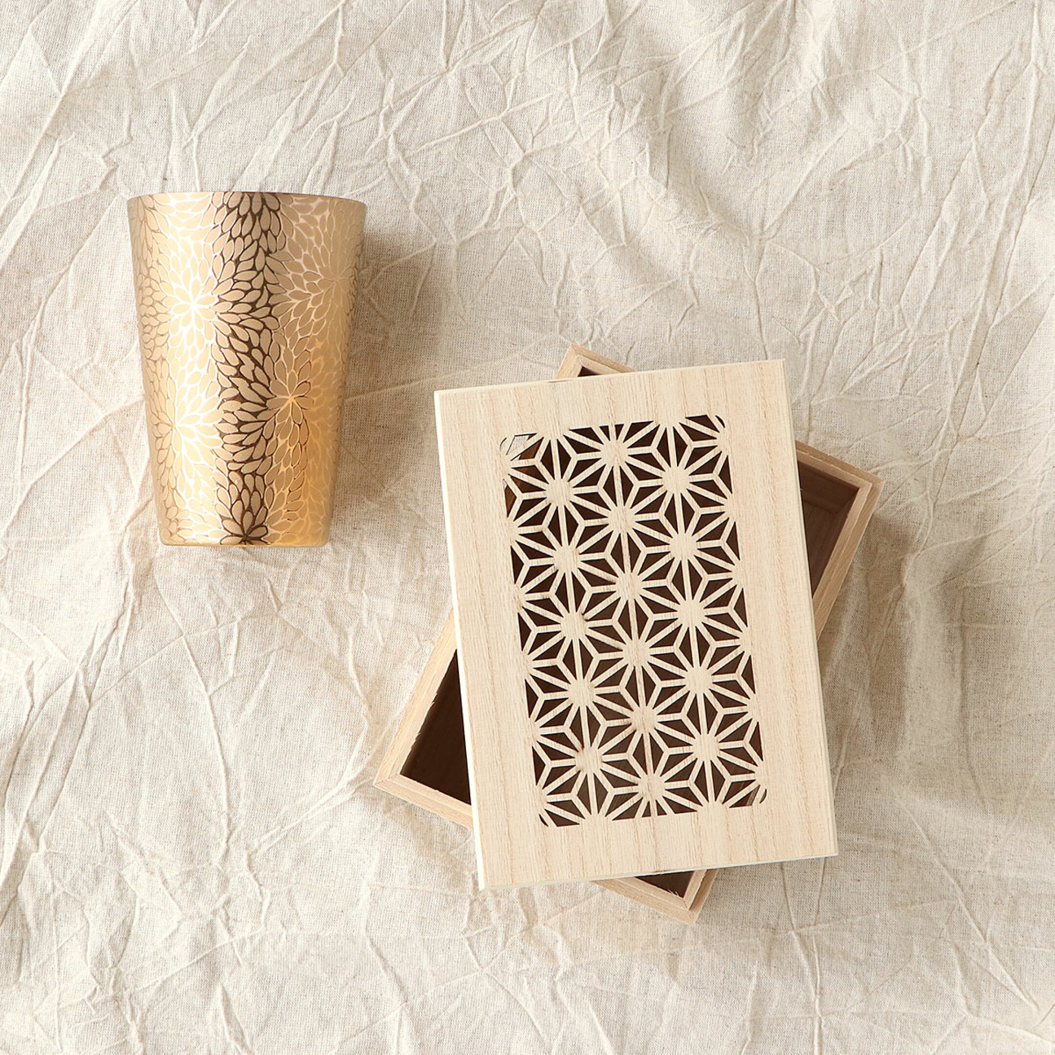 うすづくりタンブラー 華菊模様