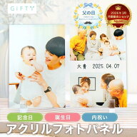 【 母の日 遅れてごめんね 】【 アクリル フォト パネル A08】 フォトフレーム おしゃれ 名入れ プレゼン…