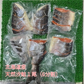 （送料無料）天然汐鮭1本切身　ギフトBOX