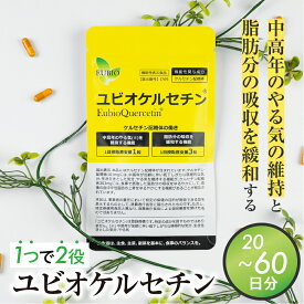 ユビオケルセチン 60日分 20日分 サプリ サプリメント 健康商品 機能性表示食品 飛騨市 ケルセチン ダイエット ダイエットサポート 活力 中高年 父の日