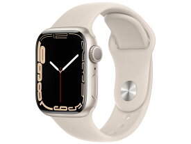 Apple（アップル） MKMY3J/A Apple Watch Series 7 GPSモデル 41mm [スターライトスポーツバンド]