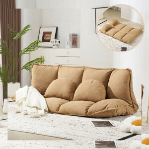 【10/30限定★全店P5倍!】OSJ ソファベッド フロアソファ コンパクト ローソファ こたつ用 ソファー 2人掛け 1人暮らしマルチに使える3WAY 幅160cm 6段階リクライニング クッション付き 座椅子 1