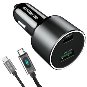 y|Cg2{zVK[\Pbg ő100W PD[d 1.2m LEDP[uZbg ACPD-V100AC-wC12U2LE AhebNyPower Delivery PPS QC3.0 DC J[`[W[ USB|[g }[d Type-C Type-A ^CvCz