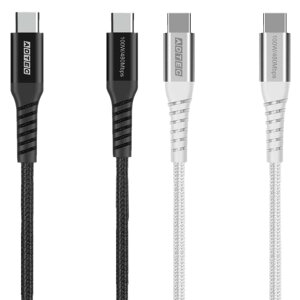 yi[ցjzy|Cg2{z100W 480Mbps USB2.0 Type-C to C P[u APC-V2010CC-U2 AhebNyUSB Type-C 100W[d Emarker ϋv [dP[uz