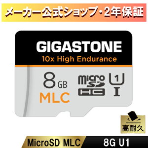 ʌI 10{ϋvMLCy5Nۏ؁zGigastone }CNSDJ[h 8GB SDHC MLC microsdJ[h microSD [J[h A1 V30 NX10 UHS-I U1  85MB/s Full HD hR hƃJ hCuR[_[ 
