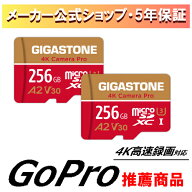 【5年データ復旧・無償交換保証】GIGASTONE マイクロsdカード 256GB 2個セット 4K Camera Pro microSDXC …