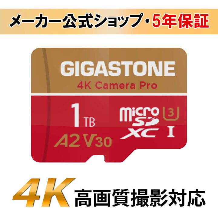 楽天市場】【5年データ復旧・無償交換保証】GIGASTONE マイクロsd 