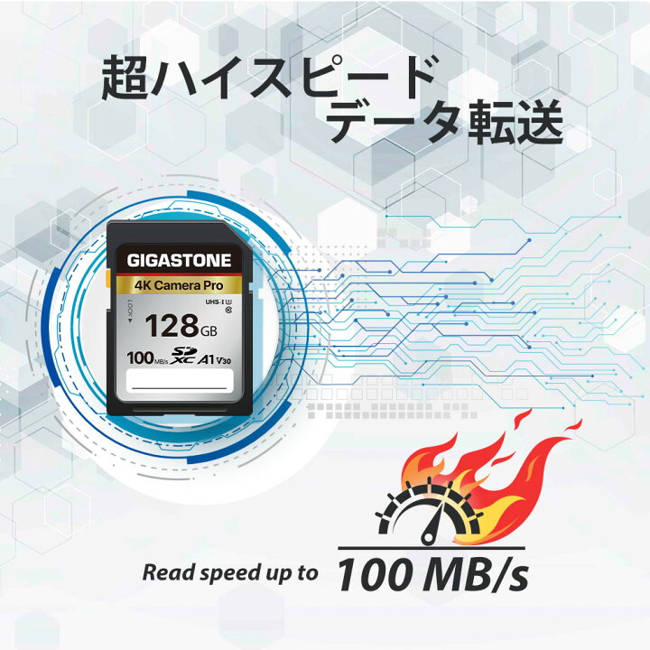 楽天市場】【5年データ復旧・無償交換保証】GIGASTONE SDカード 128GB 