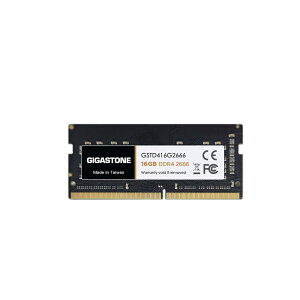 y DDR4zGIGASTONE 16GBx1 DDR4 2666MHz (2400MHz or 2133MHz) PC4-21300 (PC4-19200/17000) CL19 1.2V SODIMM 260 s Aobt@[h  ECC m[gp\RpW[AbvO[h