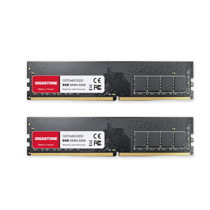 楽天市場】【メモリ DDR4】GIGASTONE 8GBx2枚 (16GB Kit) DDR4 3200MHz 