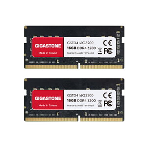 y DDR4zGIGASTONE 16GBx1 DDR4 3200MHz (2933MHz or 2666MHz) PC4-25600 (PC4-23400/21300) CL22 1.2V SODIMM 260 s Aobt@[h  ECC m[gp\RpW[AbvO[h