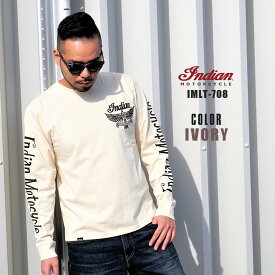 INDIAN インディアン 天竺 ロンTEE ナスカバード IVORY アイボリー IMLT-708 セール !