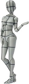 TAMASHII NATIONS S.H.フィギュアーツ ボディちゃん -矢吹健太朗- ワイヤーフレーム (Gray Color Ver.) 約135mm PVC&ABS製 可動フィギュア 旧パッケージ版