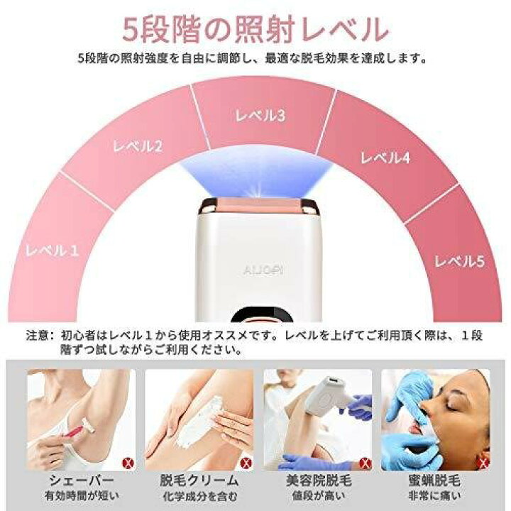 楽天市場】AIJOFI 髭 脱毛器 IPL 光脱毛器 レーザー 永久脱毛 メンズ 