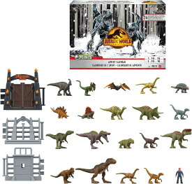 マテル MATTEL ジュラシックワールド JURASSIC WORLD 新たなる支配者 アドベントカレンダー ミニフィギュアとパーツ30ケ入り 恐竜