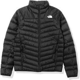 THE NORTH FACE ノースフェイス サンダージャケット スタンドカラー ライトダウンジャケット NY82212 インナーダウン メンズ【ブラック(K)/Lサイズ】