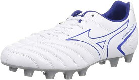 MIZUNO ミズノ サッカースパイク モナルシーダ NEO 2 SELECT P1GA222525 ホワイト×ブルー 26.0 部活 フットボール 幅広