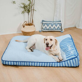 GIIPET ペットベッド 夏用 ひんやり 犬 ベッド 接触冷感 洗える スポンジ チップ 滑り止め 通気性 吸湿速乾 体圧分散 シニア犬 大型犬 子犬 介護 マット クッション カバー取り外し 暑さ対策