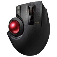 エレコム トラックボールマウス/親指/8ボタン/有線/無線/Bluetooth/ブラック M-XPT1MRBK