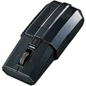 �G���R�� �}�E�X Bluetooth (iOS�EiPadOS�Ή�) �[�d�� �É� �`���g�z�C�[��(���X�N���[��) �v���[�����[�h Ultimate Blue LED 4�{�^�� CapClip Pro M-CCP1BBBK