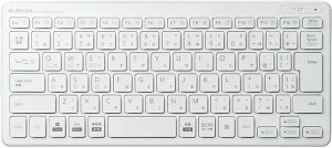 GR(ELECOM) L[{[h Bluetooth p^Ot ~jL[{[h WindowsEMacEiOSEAndroidΉ yϊ/ ϊ/ j[L[ځz zCg TK-FBP100WH