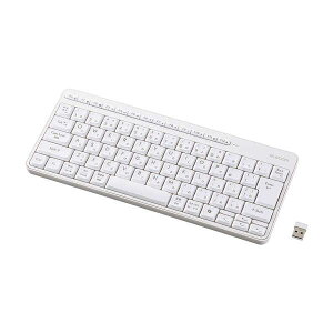 �G���R�� ���� 2.4GHz �É� �~�j�L�[�{�[�h ���C�����X �����u������ �z���C�g TK-QT11MDMWH