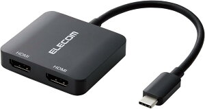 ϊA_v^ GR usb c Type-C to HDMI (2|[g) 4K(3840×2160px)/60Hz }`fBXvC ~[O 0.12m P[u yiPhone MacBook iPad Android ɑΉz ubN AD-CHDMI2BK2