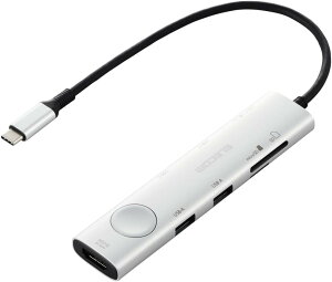 GR USB-C nu hbLOXe[V 8in1 PDΉ 100W HDMI 4K60Hz f[^] 5Gbps ʃIItXCb`t USB-A×2 USB-C×3 SD{microSD Vo[ DST-S080BPSV