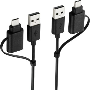 GR NP[u f[^ڍsP[u USB480Mbps USB Type-CϊA_v^t WindowsEMacΉ 1.5m ubN UC-TV7BK