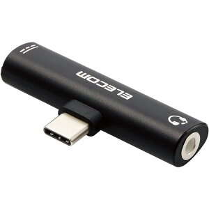 �G���R�� �����ϊ��A�_�v�^ Type-C-4�Ƀ�3.5mm�C���z���W���b�N ���d�@�\�t USB Power Delivery60W�Ή� �u���b�N iPhone16 �V���[�Y �Ή����؍� MPA-C35PDBK