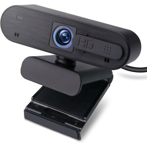 WEB�J���� �t��HD 1080p 30FPS 200����f �I�[�g�t�H�[�J�X �}�C�N���� �v���C�o�V�[�V���b�^�[�t 1/4�C���`�O�r�� �P�[�u����1.5m �G���R�� UCAM-C820ABBK