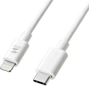 �T�����T�v���C ���C�g�j���O - USB Type-C�P�[�u�� 1m MFi�F�؎擾�i �z���C�g KB-IPLC10W