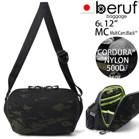 beruf baggage スリング アーバンエクスプローラー 6.0 MC 迷彩 MultiCam Black ™ ┃ 日本製 CORDURA ® 500 D ナイロン ワンショルダー ボディバッグ ┃ 6L 12インチ 防水 軽量 軽い バッグ 通勤 自転車 ベルーフバゲージ ベルーフ URBAN EXPLORER GR21 MC