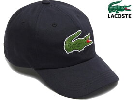 ラコステ LACOSTE 【ユニセックス】ビッグクロコダイルキャップ 【ネイビー】【約58cm】 RK009J99