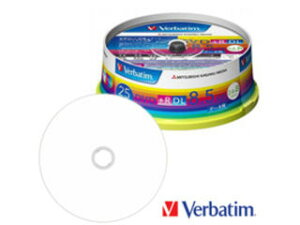 Verbatim �o�[�x�C�^�� �f�[�^�pDVD+R DL�@8.5GB�i2.4-8�{���Ή��j �X�s���h���P�[�X 25�� DTR85HP25V1