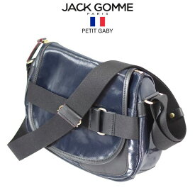 Jack Gomme ジャックゴム フランス製 ショルダーバッグ ディープ aネイビー PETIT GABY