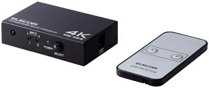 ELECOM GR HDMIؑ֊/4K60PΉ/2|[g/21o/pRt/ubN DH-SW4KP21BK