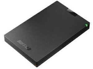 BUFFALO obt@[ USB3.2(Gen1)Ή|[^un[hfBXN 2TB Type-CP[ut HD-PGAC2U3-BA ubN