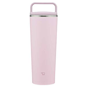 ZOJIRUSHI 象印 SX-JS40-PM(パウダリーピンク) キャリータンブラー 400mL ステンレスマグ ステンレスボトル 水筒 ハンドルタイプ シームレスせん 食洗機対応 お手入れ ラクラク 保冷 保温 おしゃれ