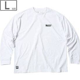 REEF リーフ 【メンズ】ヘリテージ ロゴ ラッシュロングスリーブTシャツ 【ホワイト】【Lサイズ】RFTEM2320 ラッシュガード 超軽量 吸湿速乾 UVカット 4wayストレッチ HERITAGE LOGO RASH TEE