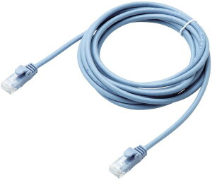 ELECOM �G���R�� CAT6���� Gigabit ���炩LAN�P�[�u�� 3m �u���[ LD-GPY/BU3