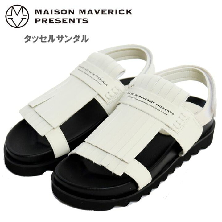 楽天市場】MAISON MAVERICK PRESENTS 【レディース】タッセルサンダル 