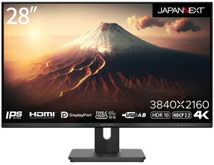 JAPANNEXT WplNXg IPSpl̗p 4KΉ28^ChtfBXvC DP/Type-C/Xs[J[ 2Nۏ JN-IPS282UHDR-C65W Piŵ݉iꏤiłΕwj NWbgJ[h 