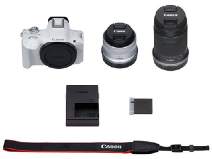 楽天市場】CANON キヤノン EOS R50・ダブルズームキット ホワイト 