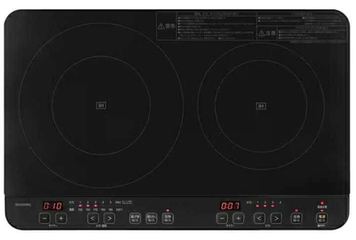 楽天市場】IRIS OHYAMA アイリスオーヤマ IHK-WT41-B ブラック 卓上 