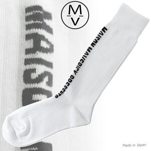 MAISON MAVERICK PRESENTS �y���f�B�[�X�z�}���F���b�N ���S �T�b�J�[ �\�b�N�X�y�z���C�g�z�y�t���[�z43MC9015 MV logo soccer socks ���]���}���F���b�N �v���[���c
