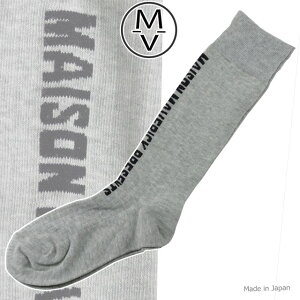 MAISON MAVERICK PRESENTS �y���f�B�[�X�z�}���F���b�N ���S �T�b�J�[ �\�b�N�X�y�O���[�z�y�t���[�z43MC9015 MV logo soccer socks ���]���}���F���b�N �v���[���c